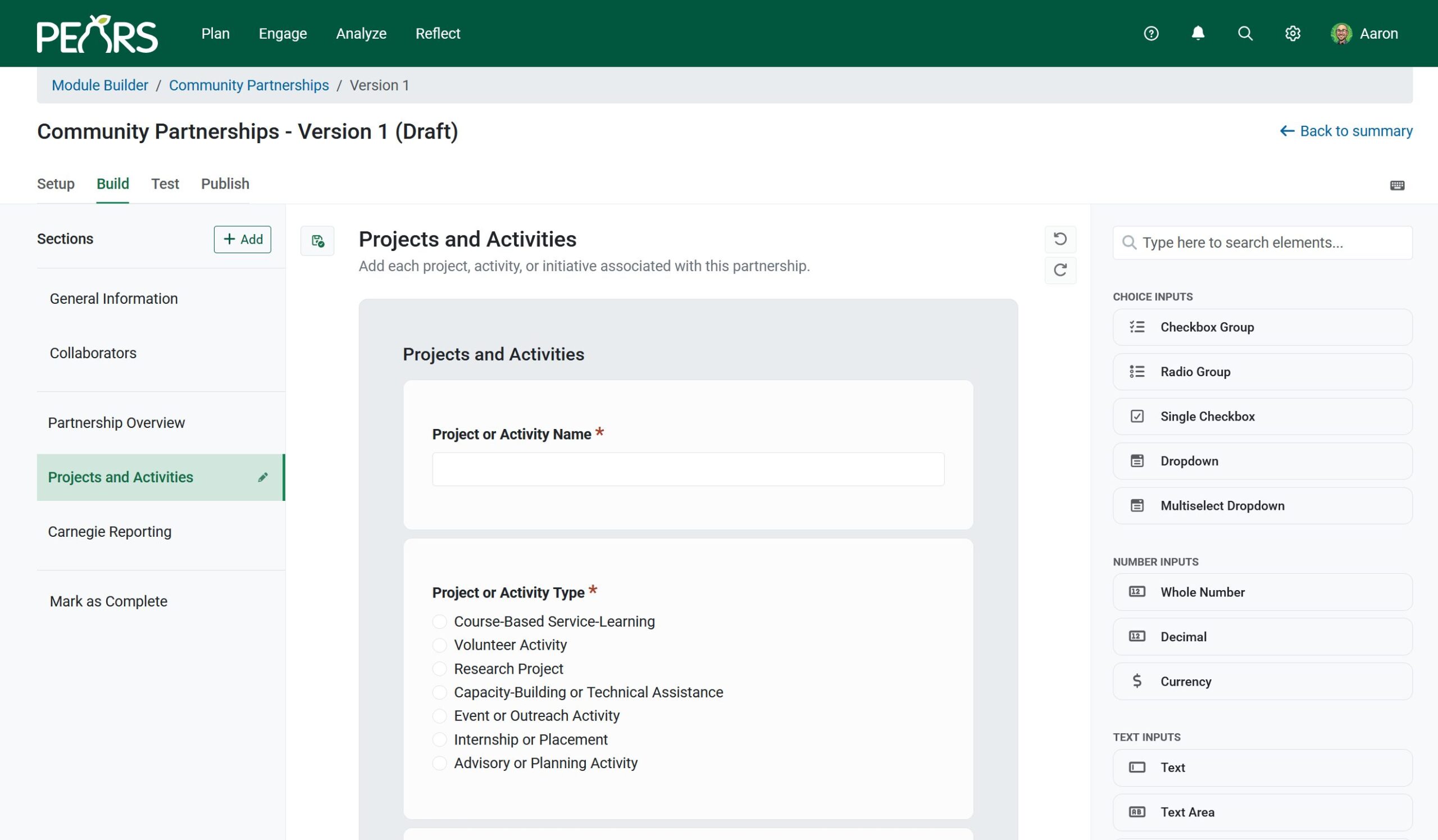Module Builder Screenshot